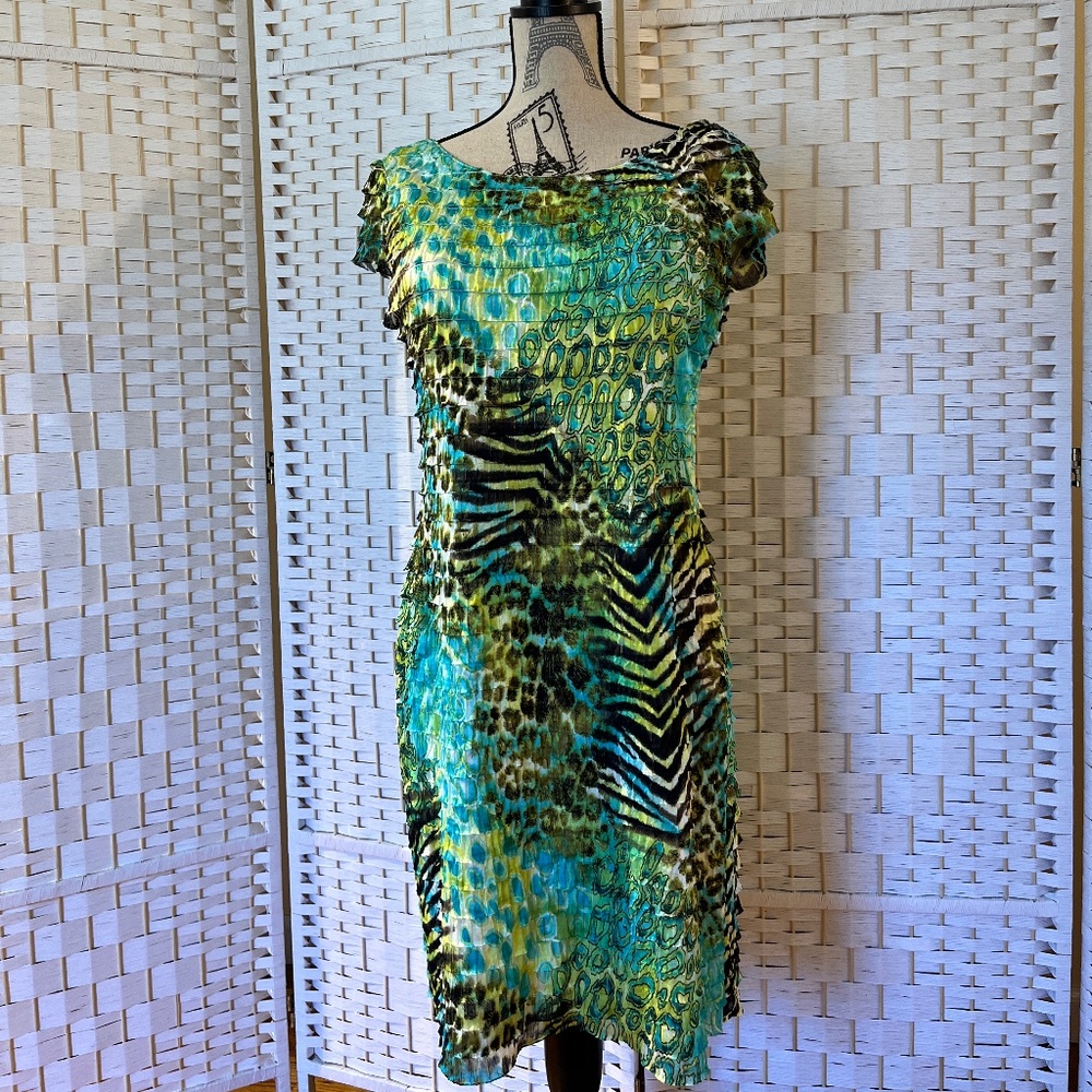 Cartise Dress - Leopard, Peacock, Zebra print